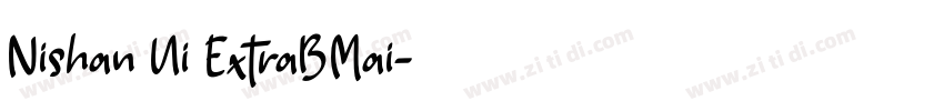 Nishan Ui ExtraBMai字体转换